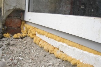 Наружная сторона подоконника