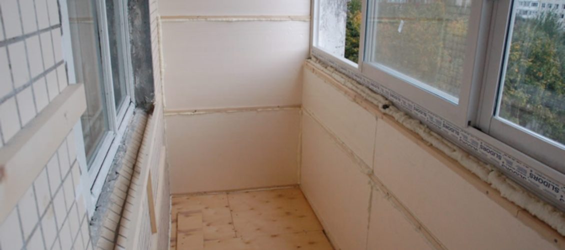 Утепление балкона «Пеноплексом»