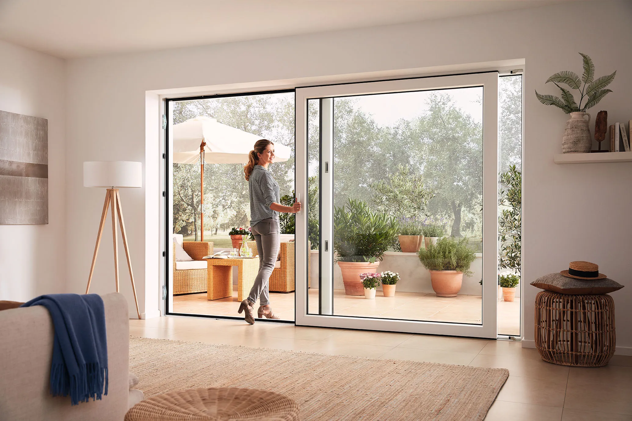 PORTAL ECO SLIDE Schiebetür offen